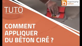 Comment bien appliquer du béton ciré de A à Z  2013 [upl. by Erny]