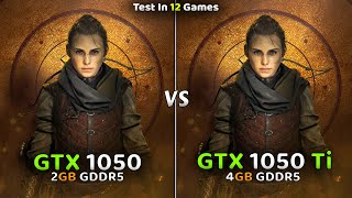 GTX 1050 vs GTX 1050 Ti  Test in 2023 With 12 Games🔥 [upl. by Ring886]