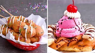 DIY Fried Dessert Ideas for a Delicious Friyay Treat  So Yummy [upl. by Eizzil]