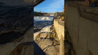 Skyride Riverfront Park over the Spokane Falls Spokane Washington [upl. by Kryska]