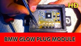 Glow plug module  relay controller bmw repair 5 series [upl. by Ileek682]