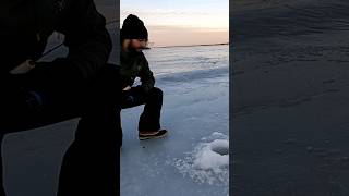 My Best Catch Yet  Ice Fishing For Walleye [upl. by Juana851]