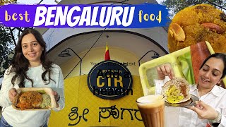 Top 9 legendary BENGALURU FOOD places  Must visit in Bangalore MTR CTR Vidyarthi Bhavan amp more [upl. by Neroled225]