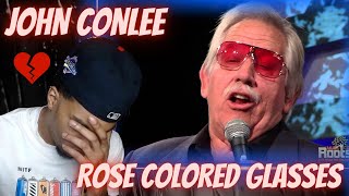 FIRST TIME HEARING  JOHN CONLEE  ROSE COLORED GLASSES  COUNTRY REACTION [upl. by Atteval932]