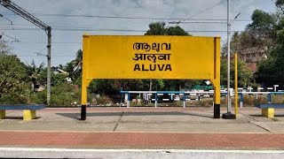 Part 3  Aluva Railway Station Announcements  Announcement of 10 trains at Aluva Station [upl. by Skantze369]