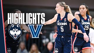 HIGHLIGHTS  10 UConn Womens Basketball at Villanova [upl. by Ebert843]