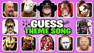 Guess the Scariest WWE Wrestlers by Their Theme Songs 💀✅ [upl. by Okika588]