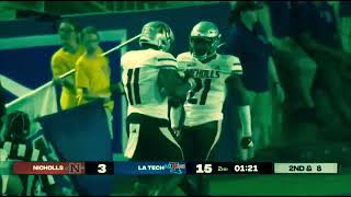 Nicholls Colonels vs Louisiana Tech Highlights [upl. by Acireh]