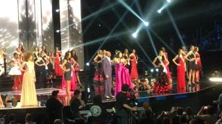 Pia Wurtzbach Teases Steve Harvey During the Opening of Miss Universe 2016 2017 [upl. by Melessa]