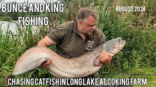 Catfish fishing day session on Long Lake at Coking Farm August 2024 [upl. by Nageem]