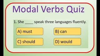 Modal Verbs Quiz Modal Quiz English Grammar Quiz  Modals FocusEducation432 [upl. by Goodden102]