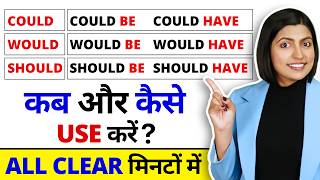 All Usage of Could Would Should  Modal Verbs in English  English Grammar Class  Kanchan Keshari [upl. by Ludwig481]