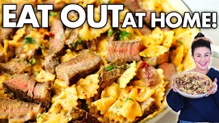 How to Make Steak Pasta Better Than ANY Restaurant [upl. by Oneill]