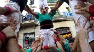 Castellers de Vilafranca  El 3d8ps vist des de dins [upl. by Yelwah]