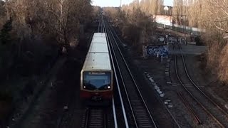 SBahn Berlin S2 an der Lankwitzer Brücke 03032012 [upl. by Nauq]