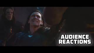 Loki Death Clip Avengers Infinity War Best Audience Reactions [upl. by Einnoc]