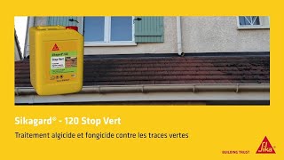 Traiter les toitures et façades avec Sikagard®120 Stop Vert [upl. by Zalucki688]