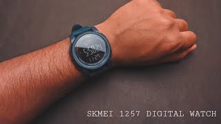 SKMEI 1257 Digital watch  UNBOXING amp REVIEW [upl. by Zoeller]