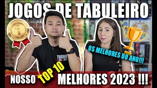 TOP 10 Jogos de Tabuleiro EP14  Melhores de 2023 [upl. by Aldis]