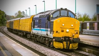 Busy day along the WCML 37’s Freight Railhead Treatment Trains and more 211024 [upl. by Russ]