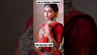 pure red kanchi bridal silk sarees youtubeshorts youtubeshorts [upl. by Merp]