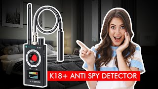 K18 Anti Spy Detector Hidden Camera DetectorJMDHKK [upl. by Ynnol]