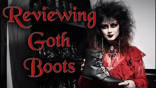 Reviewing My Goth Boots [upl. by Riek770]