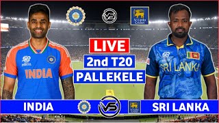 India vs Sri Lanka 2nd T20 Live Scores  IND vs SL 2nd T20 Live Scores amp Commentary  India Innings [upl. by Lorianne]