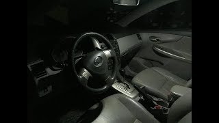 DIY  Como Trocar as Lâmpadas Internas do Toyota Corolla  Colocando LEDS [upl. by Eenaej]