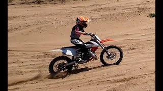 Aiden Retief on a KTM 85 SX [upl. by Ttirb]