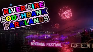 River Fire Fireworks Show Brisbane Festival brisbane brisbaneriverfire brisbanefestival [upl. by Estevan]