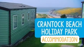 Crantock Beach Holiday Park Accommodation Cornwall [upl. by Naimerej]