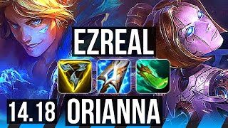 EZREAL vs ORIANNA MID  1516 Legendary  EUW Master  1418 [upl. by Josepha]