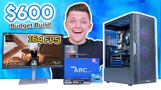 Budget 600 Gaming PC Build 2024 👌 Full Build Guide w 1080p Benchmarks [upl. by Aneahs103]