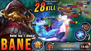 ITEM BUILD BANE MODE SERIUS  BANE GAMEPLAY 2024  TOP GLOBAL BANE NEW UPDATE  Mobile legends [upl. by Becka8]