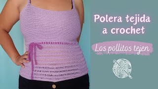 POLERA O BLUSA TEJIDA A CROCHET 1 [upl. by Araet936]