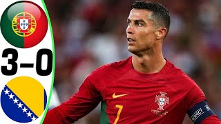 Portugal vs Bosnia Herzegovina 30  All Goals amp Extended Highlights  EURO 2024 Qualification [upl. by Surat951]