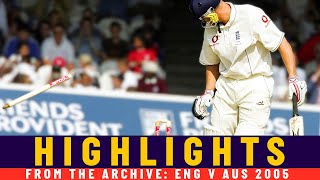 The Start of the Greatest Ashes Series Ever  Classic Match  England v Australia 2005  Lords [upl. by Saire]