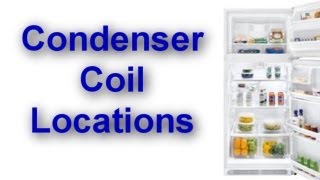 Condenser Coil Location on your Refrigerator [upl. by Astiram]