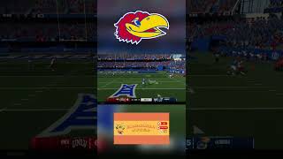 Rock chalk Jayhawk eacollegefootball25 collegefootball gaming subscribe shorts ytshorts [upl. by Ikin949]