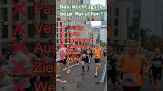 Das Wichtigste beim Marathon [upl. by Araf]