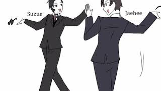 When Kambe Daisuke Fugou Keiji meet Jumin HanMystic MessengerFugou Keiji amp MM meme [upl. by Kciremed742]