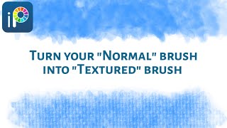 How to turn a NORMAL BRUSH into TEXTURED BRUSH  Ibispaint X Tutorial  stepbystep [upl. by Aelak760]