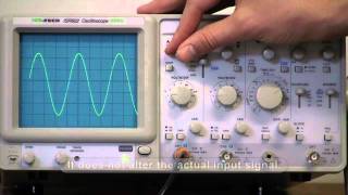 How to use an oscilloscope with an AC source [upl. by Trina]