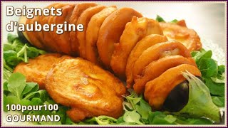 Des beignets daubergine pour un repas facile et rapide  Recette simple et délicieuse [upl. by Otha773]