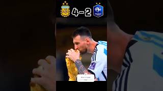 Argentina 🇦🇷 vs France 🇫🇷 🥶🔥 Penalty Shootout Fifa World Cup 2022 Finalshorts football [upl. by Nywles846]