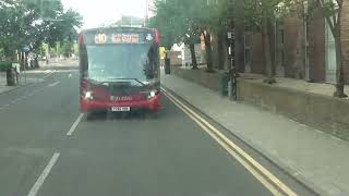 Route C1 Broomfield Hospital to Galleywood Via Chelmsford City FULL VISUAL [upl. by Aimil]