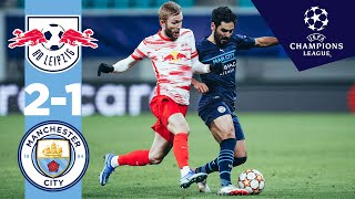 Man City Highlights  RB Leipzig 21 City  City top their Champions League Group [upl. by Gower]