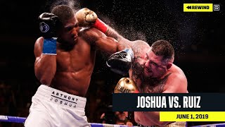 FULL FIGHT  Anthony Joshua vs Andy Ruiz DAZN REWIND [upl. by Lachman]