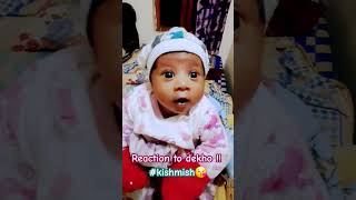 One month old baby kishmishshorts cute cutegirl cute [upl. by Ativ]